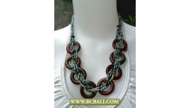 Mix Beading Necklaces Fashion with Wooden